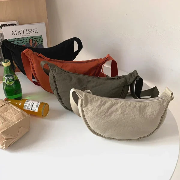 Simple Women Dumpling Cross body Bag