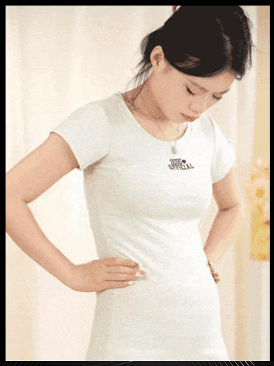 Fashionable waist buttoned tummy shaving pants