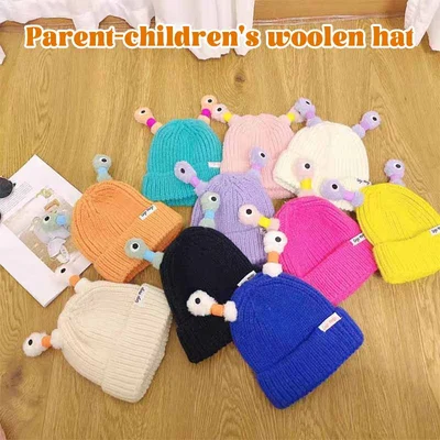 Cute Little Monster LED Knit Beanie
