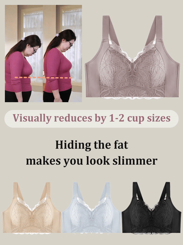 Full coverage bra with side support for a minimized look and lift perfect for supermodel figures.