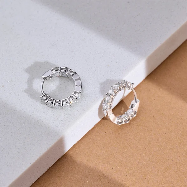 copper plus zircon Earrings