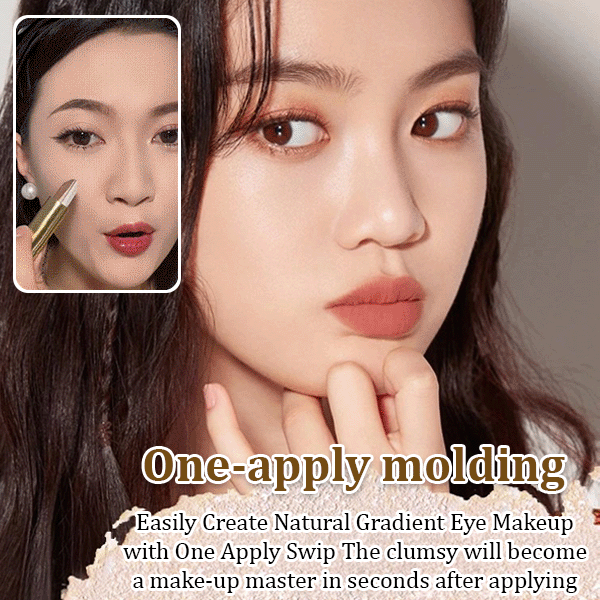 Double Color Light Luxury Eyeshadow Stick for Lazy People