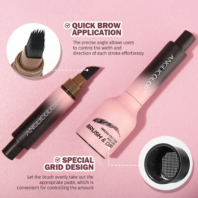 Waterproof quick drying natural coloring eyebrow dye