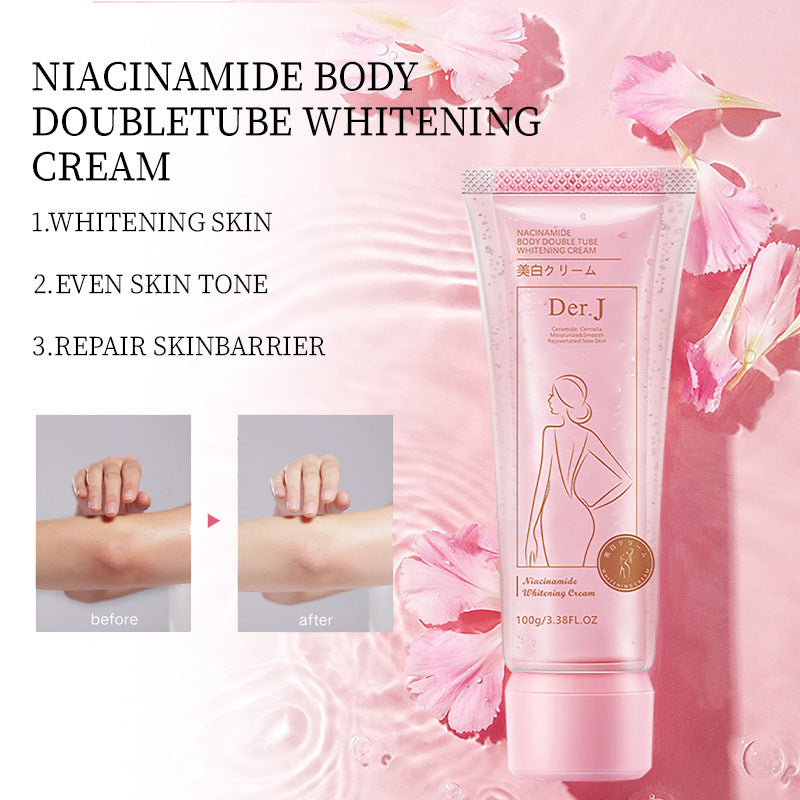 Derj Niacinamide Double Tube Body Lotion WHITENING CREAM