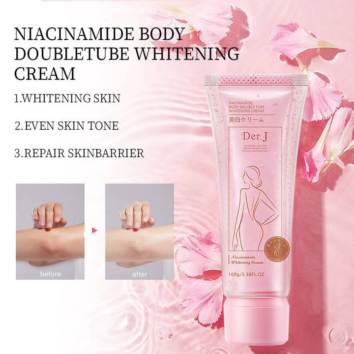 Derj Niacinamide Double Tube Body Lotion WHITENING CREAM