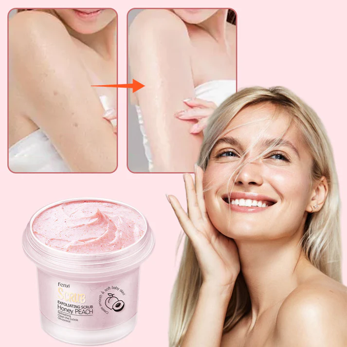 Peach Brightening Exfoliating Body Scrub