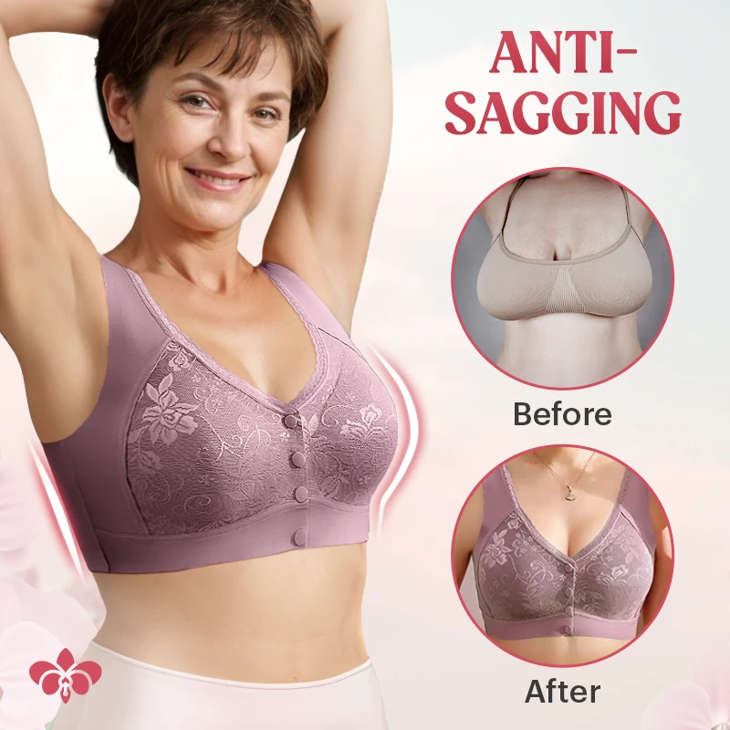 Flexible Fit Front Snap Bra