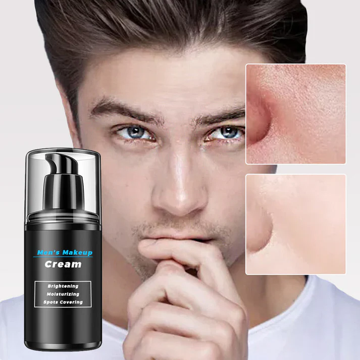 Mens Makeup Cream for Brightening Moisturizing Spots Covering