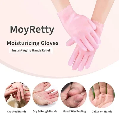 Silicone moisturizing hand mask