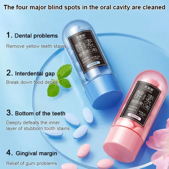 Portable Fragrant Solid Toothpaste Tablets