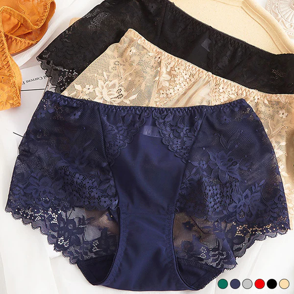 Sexy Plus Size Lace Panties for Women