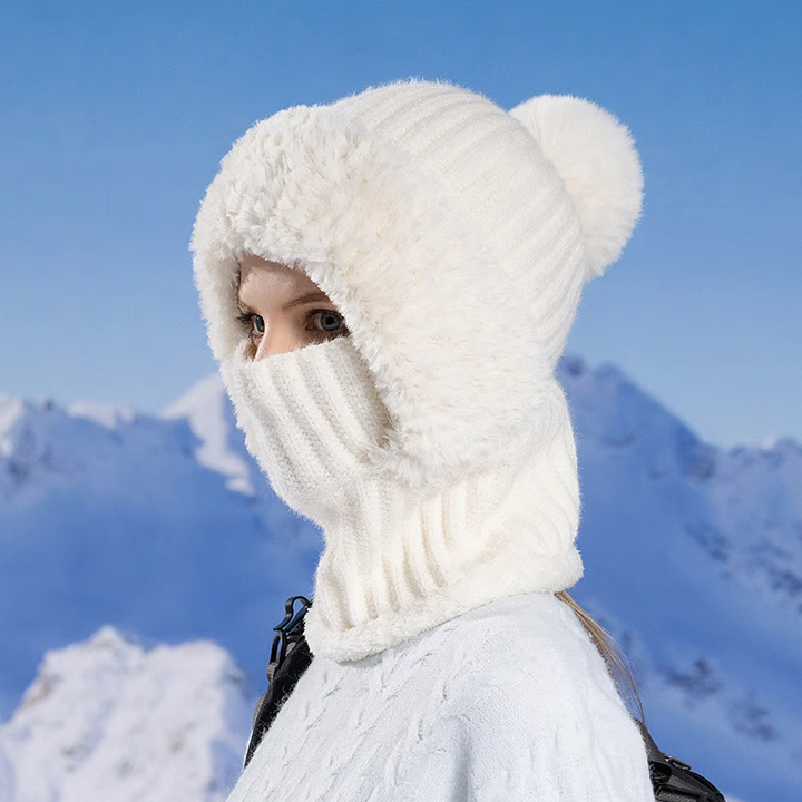 Womens Knitted Hat In Autumn And Winter