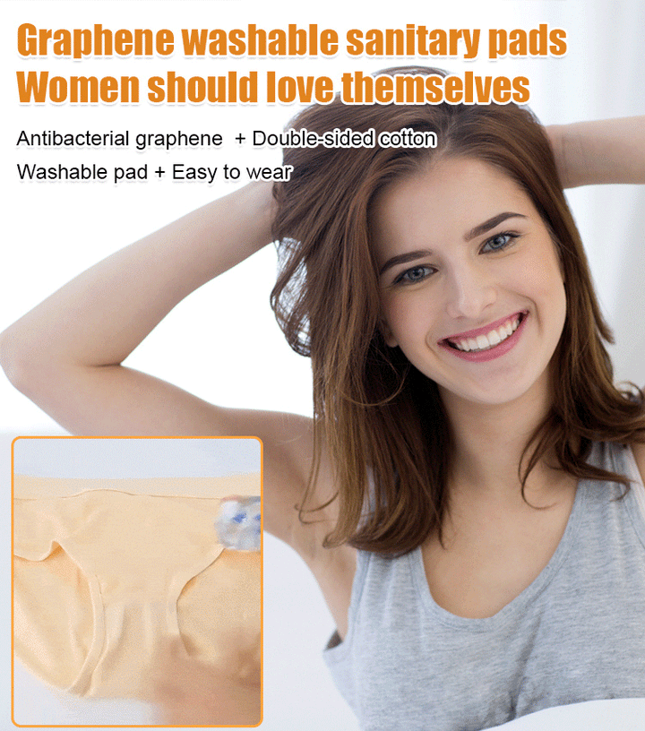 Graphene cotton washable antibacterial pads