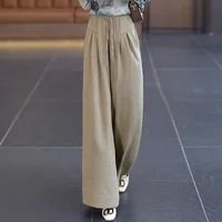 High Waisted Loose Pants Comfortable Wide Leg Pants