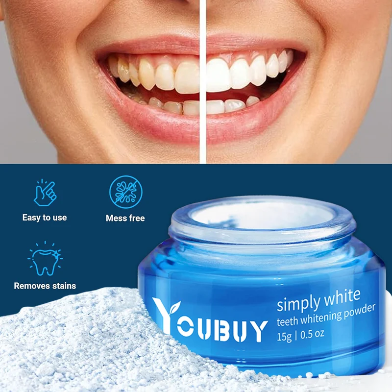 Teeth Whitening Powder| Instant Whitening and Stain Removal
