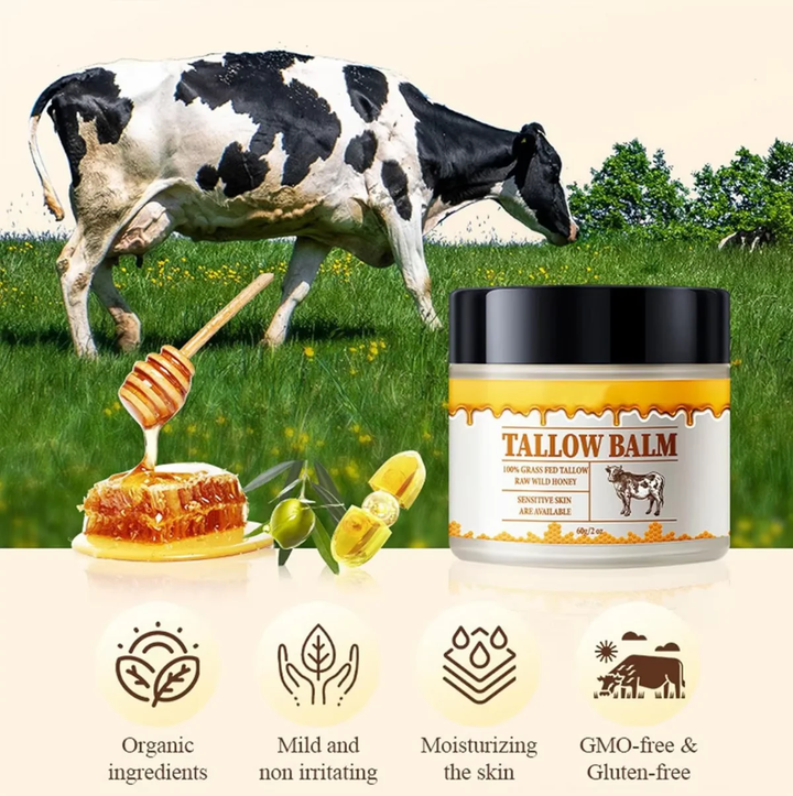 Whipped Beef Tallow Honey Balm