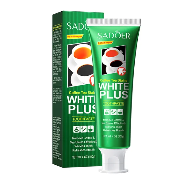 SADOER Tea Stain Remover Whitening Toothpaste - Remove years of stains