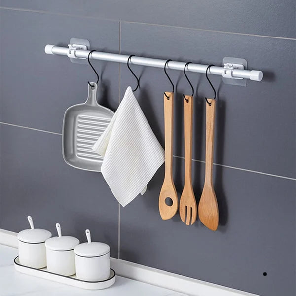 (🎅🎁2024-Christmas Hot Sale🎁-49% ) Nail-Free Adjustable Curtain Rod Holders(Set of 2)