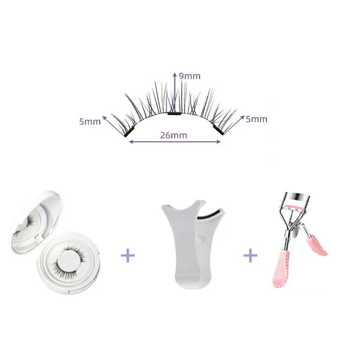 natural soft magnetic false eyelashes