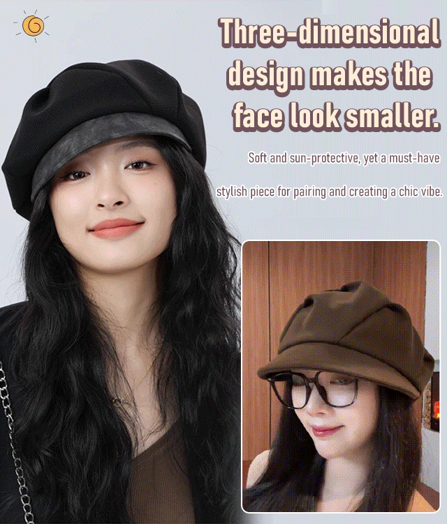 A cloud octagonal hat with five adjustable wearing styles