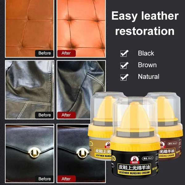 Leather care oil