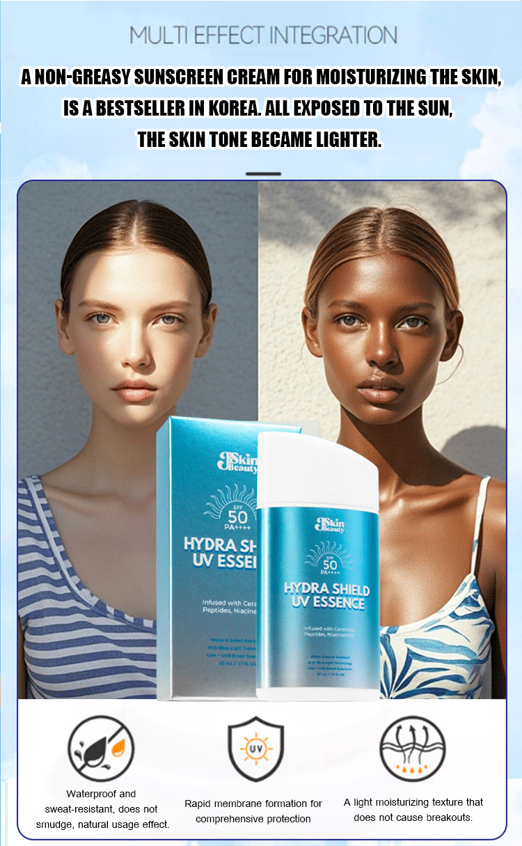SPF50+ Sunscreen Moisturizing Essence