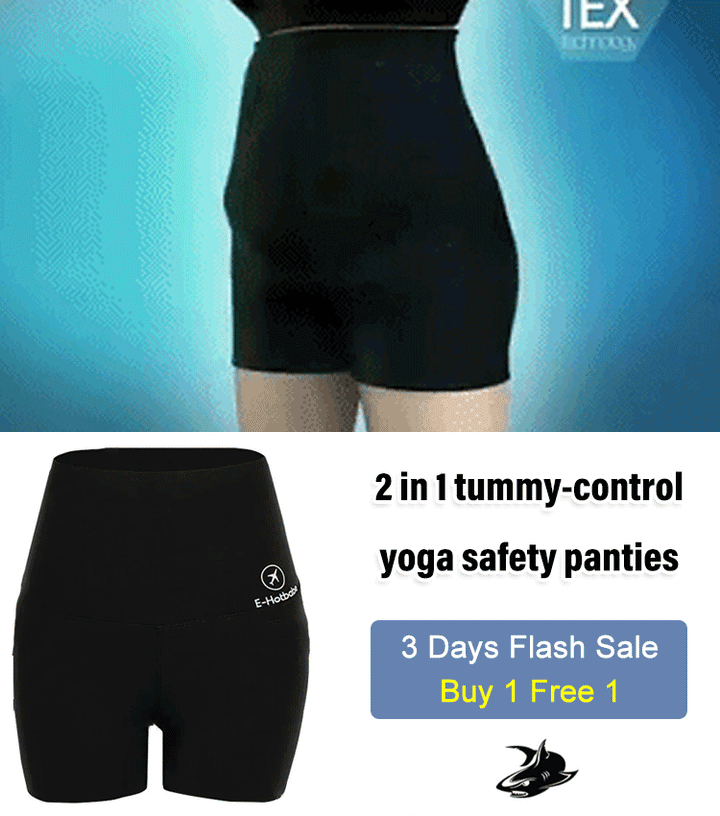 Tummy control and buttock lifting two-in-one shark shorts