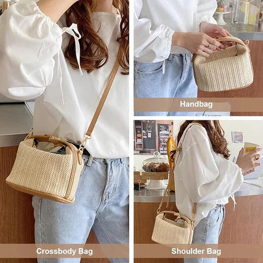 Stylish Crossbody Sling Bag for Women with Detachable Strap Buckle Design