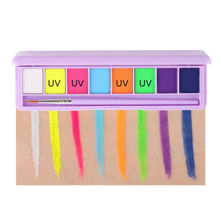 Water Soluble Fluorescent Makeup Palette