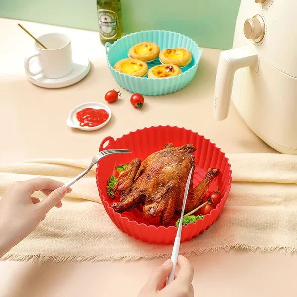 ⚡ 47% OFF - Air Fryer Silicone Baking Tray🍟