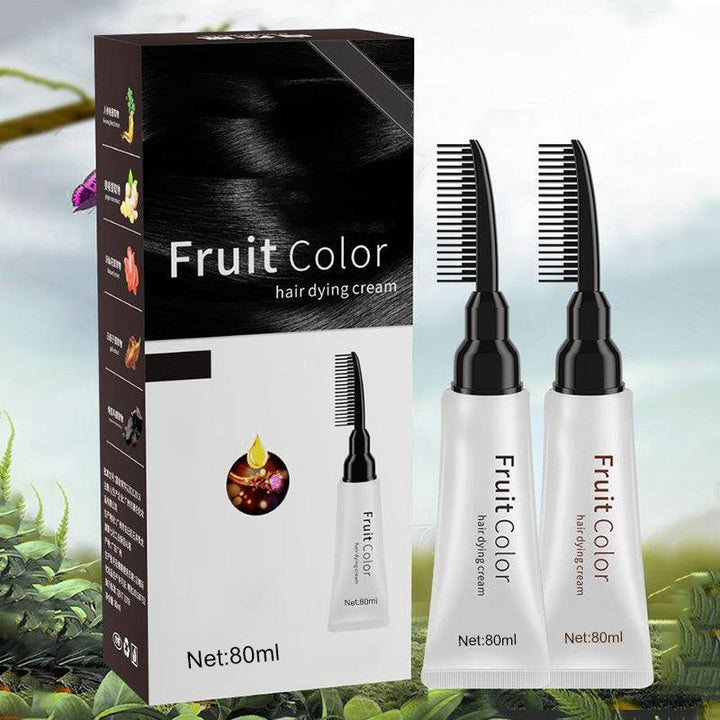 Plant Extract Hair Color Cream with Comb