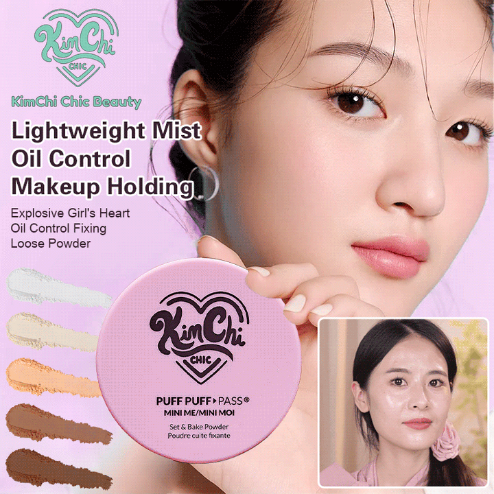 Popular Oil-Control Setting Powder for a Girlish Look