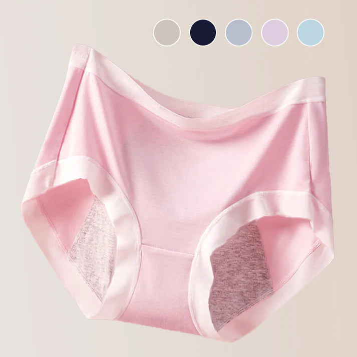 Womens Skin-Friendly Panties with Leak-Proof Crotch