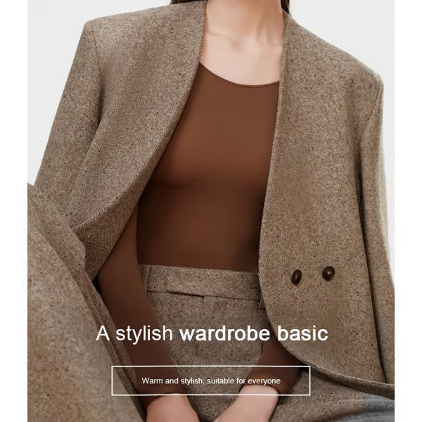 Ultra-thin warm skin-beautifying clothing set