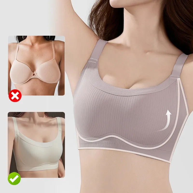 Seamless Anti-sagging Visually Slimming All in One Bra