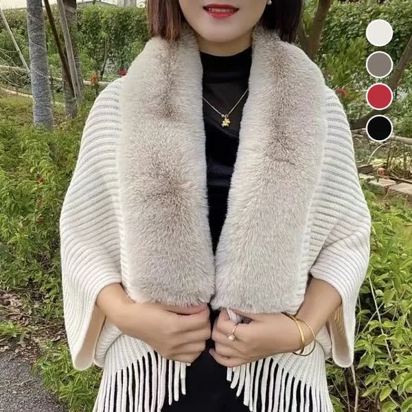 Knitting Thick Womens Loose Shawl 💥
