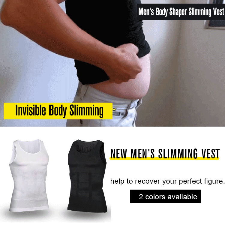 Stylish Mens tummy control body shaping clothing