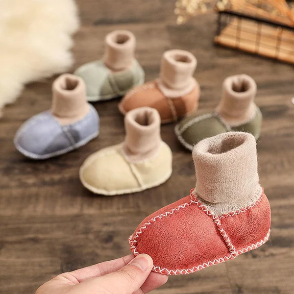 Warm Fur Baby Sock Shoes