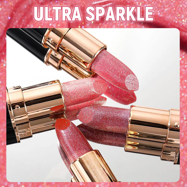 Waterproof Moisturizing Glitter Lipstick
