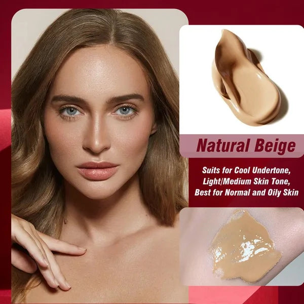 Red Ginseng and Birds Nest Polypeptide Skin Nourishing Liquid Foundation