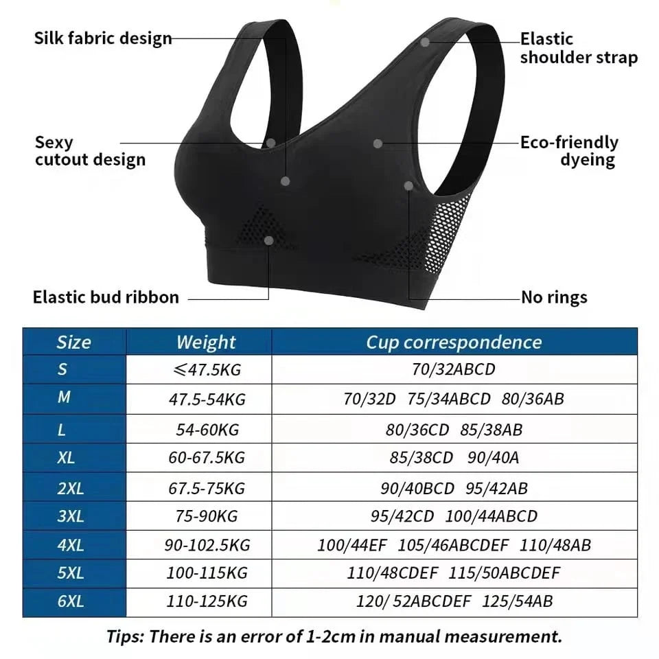 🔥END OF SEASON SALE 50% OFF🔥 Breathable Cool Liftup Air Bra