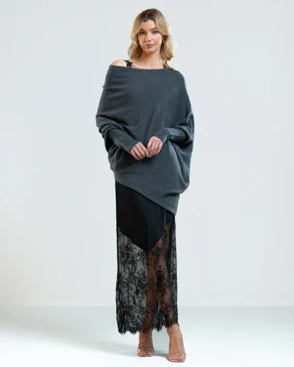 2024 NEW ASYMMETRIC DRAPED JUMPER