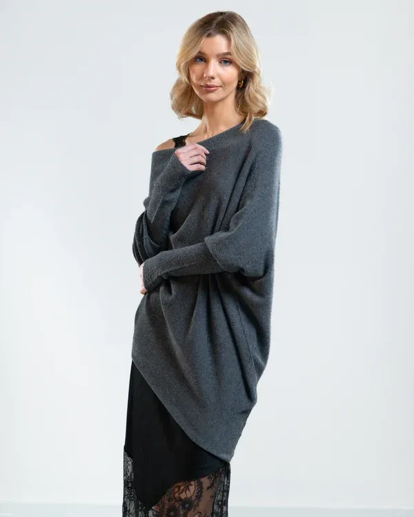 2024 NEW ASYMMETRIC DRAPED JUMPER