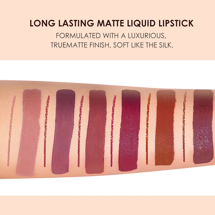 Matte Liquid Lipstick Lip Liner Pens