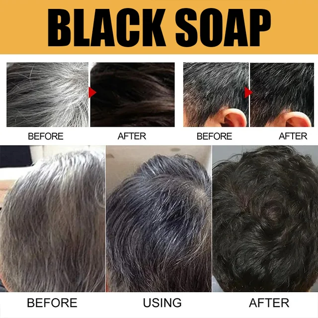 Bamboo charcoal hair blackening shampoo