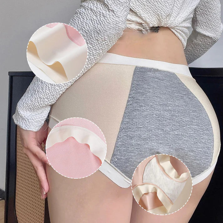 Womens Skin-Friendly Panties with Leak-Proof Crotch