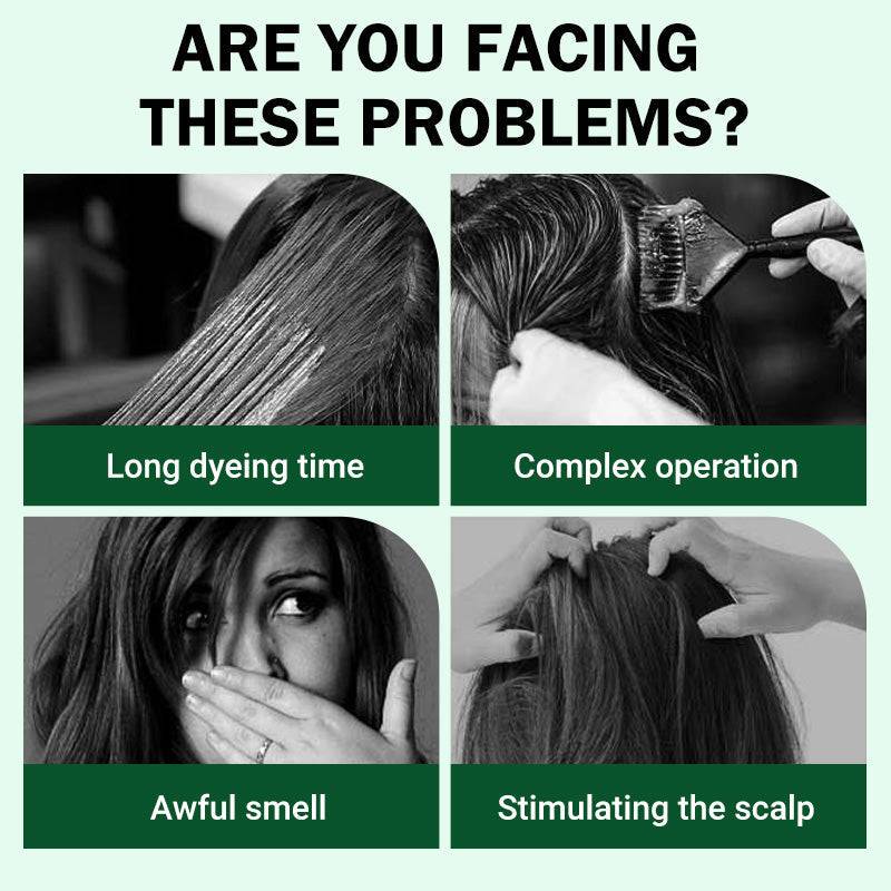 Plant Extract Hair Color Cream with Comb