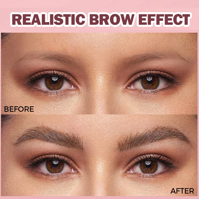 Waterproof quick drying natural coloring eyebrow dye