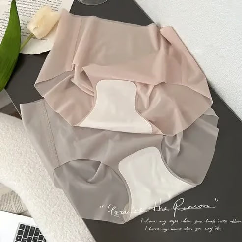 Ultra Thin Ice Silk Panties for Women  Leak Proof Non-Marking Invisible Breathable Sexy Briefs
