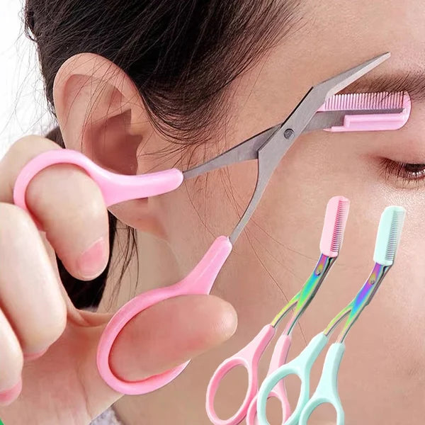 (🎁2024-Christmas Hot Sale🎁)(🔥 Promotion-49%OFF)Eyebrow Trimmer Scissor